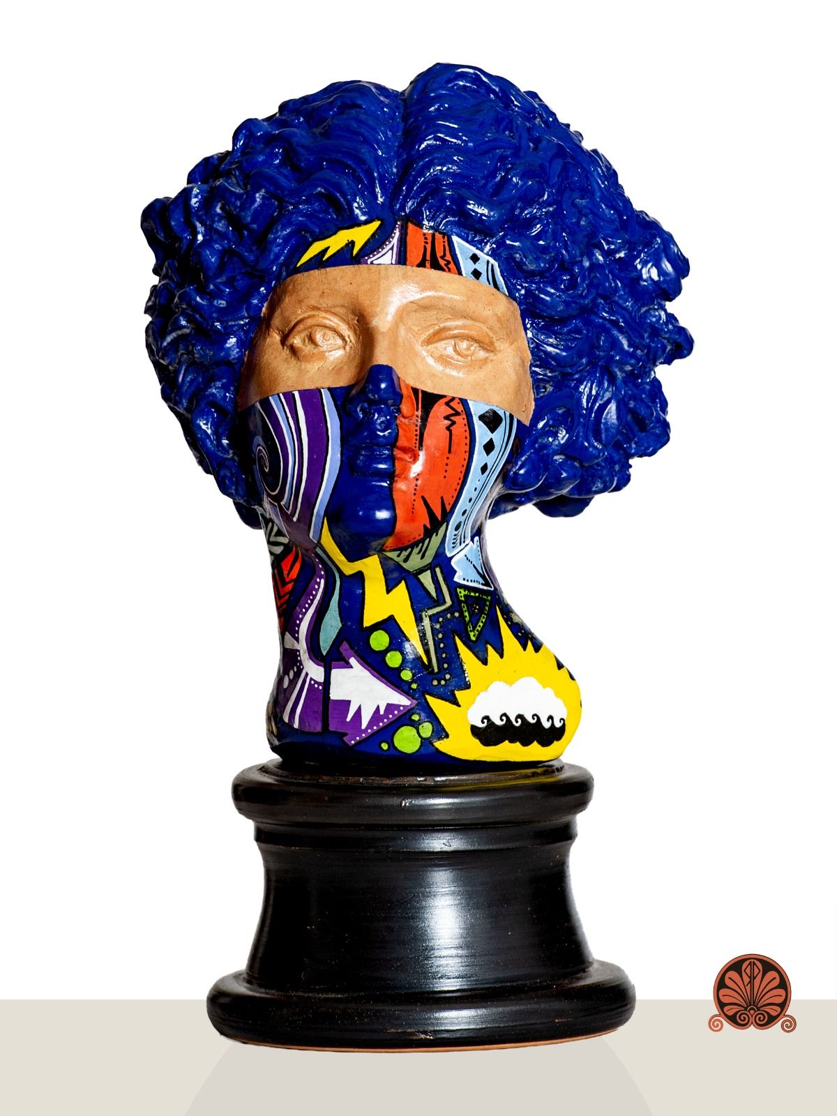 Busto in terracotta by Roberto Paolini